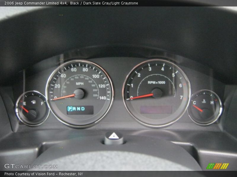 Black / Dark Slate Gray/Light Graystone 2006 Jeep Commander Limited 4x4