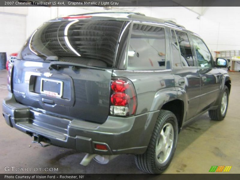 Graphite Metallic / Light Gray 2007 Chevrolet TrailBlazer LS 4x4
