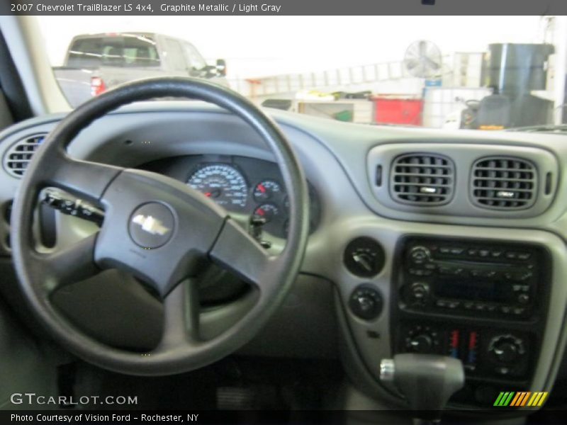 Graphite Metallic / Light Gray 2007 Chevrolet TrailBlazer LS 4x4