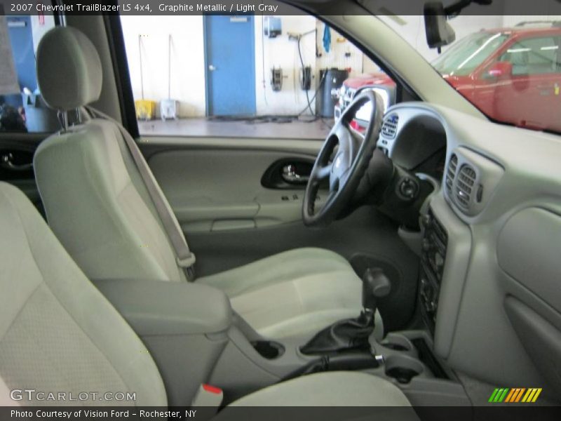 Graphite Metallic / Light Gray 2007 Chevrolet TrailBlazer LS 4x4