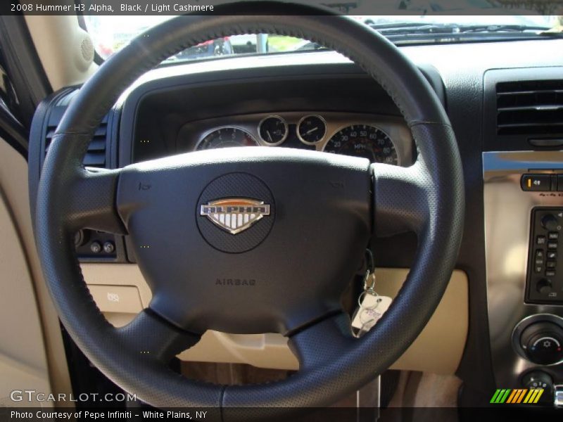 Black / Light Cashmere 2008 Hummer H3 Alpha