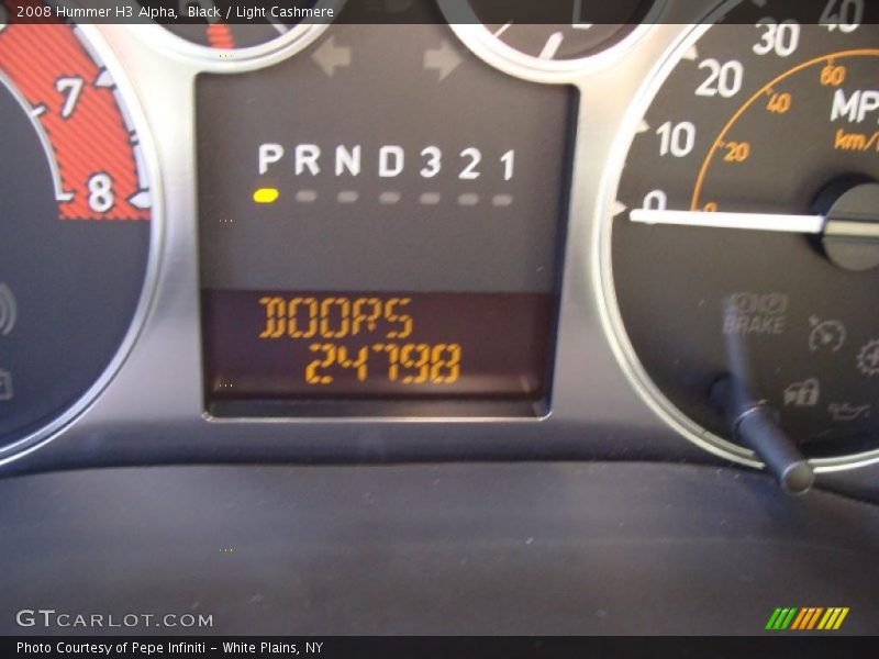 Black / Light Cashmere 2008 Hummer H3 Alpha