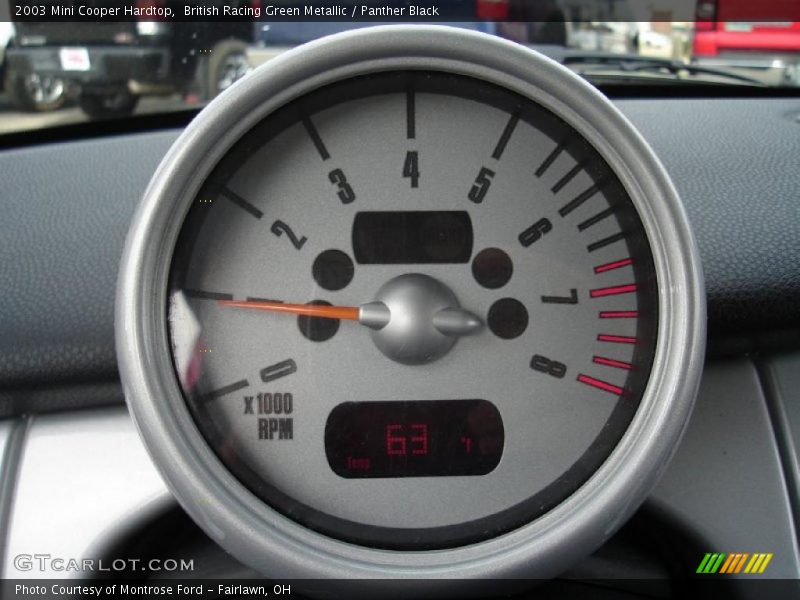 British Racing Green Metallic / Panther Black 2003 Mini Cooper Hardtop