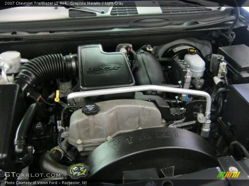 Graphite Metallic / Light Gray 2007 Chevrolet TrailBlazer LS 4x4