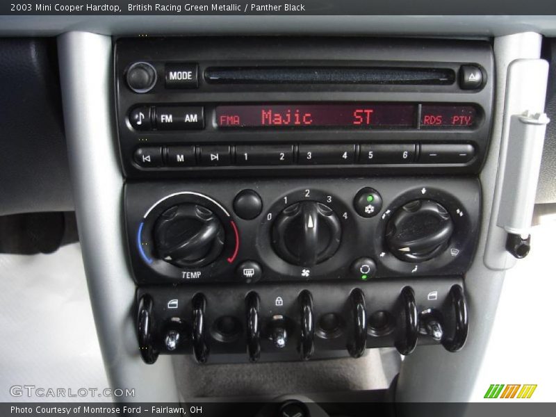 British Racing Green Metallic / Panther Black 2003 Mini Cooper Hardtop