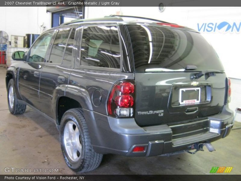 Graphite Metallic / Light Gray 2007 Chevrolet TrailBlazer LS 4x4