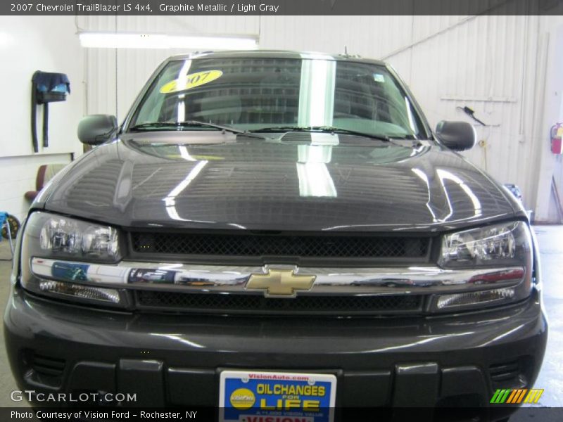 Graphite Metallic / Light Gray 2007 Chevrolet TrailBlazer LS 4x4