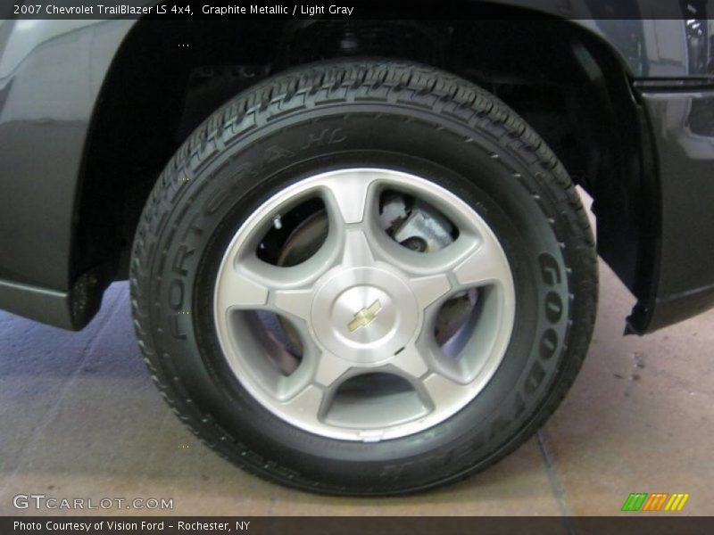 Graphite Metallic / Light Gray 2007 Chevrolet TrailBlazer LS 4x4