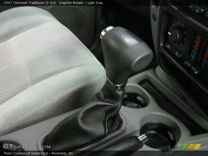 Graphite Metallic / Light Gray 2007 Chevrolet TrailBlazer LS 4x4