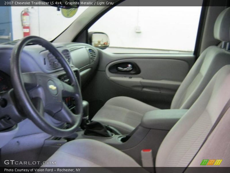 Graphite Metallic / Light Gray 2007 Chevrolet TrailBlazer LS 4x4