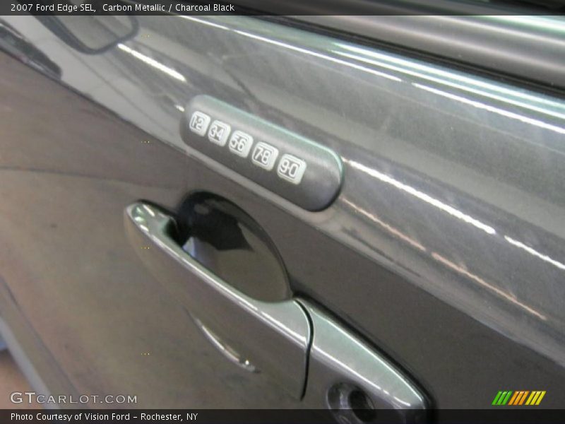 Carbon Metallic / Charcoal Black 2007 Ford Edge SEL