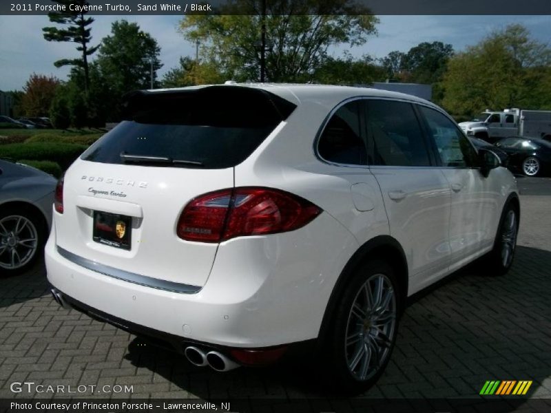 Sand White / Black 2011 Porsche Cayenne Turbo