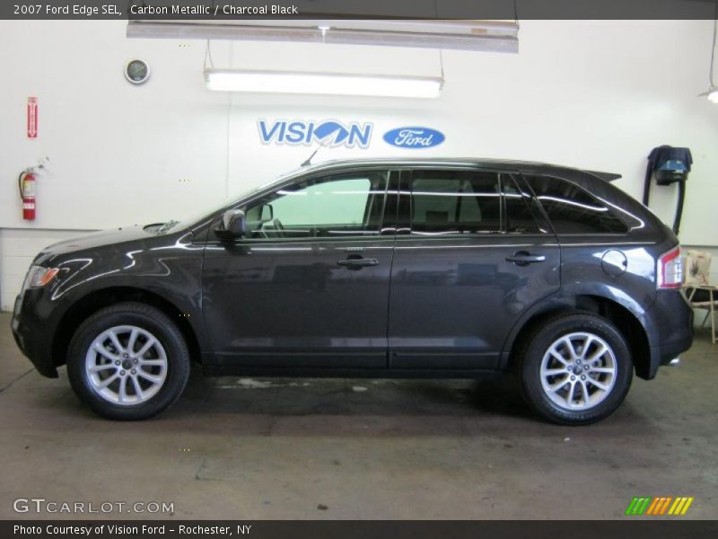 Carbon Metallic / Charcoal Black 2007 Ford Edge SEL