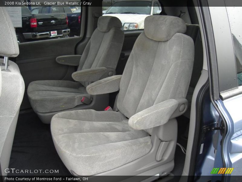 Glacier Blue Metallic / Gray 2008 Kia Sedona LX