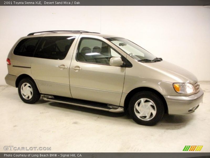 Desert Sand Mica / Oak 2001 Toyota Sienna XLE