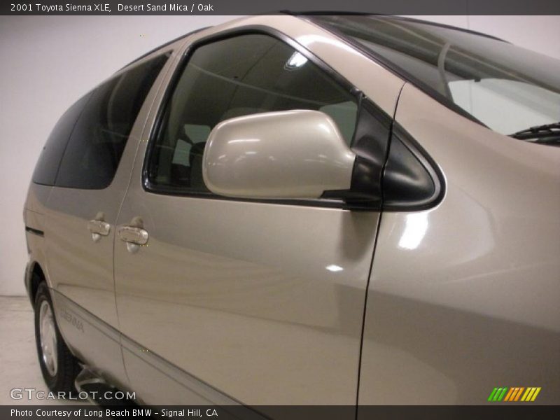 Desert Sand Mica / Oak 2001 Toyota Sienna XLE