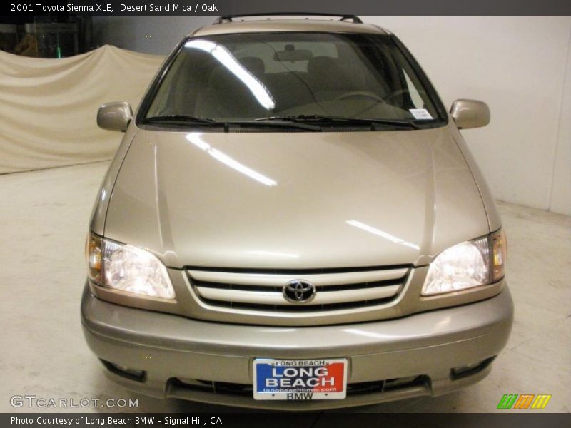 Desert Sand Mica / Oak 2001 Toyota Sienna XLE