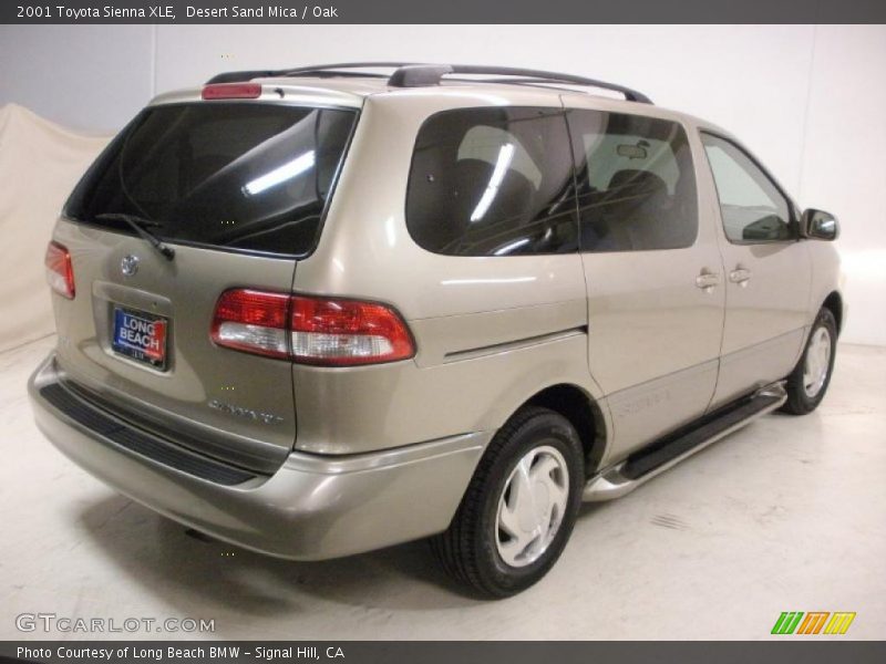 Desert Sand Mica / Oak 2001 Toyota Sienna XLE