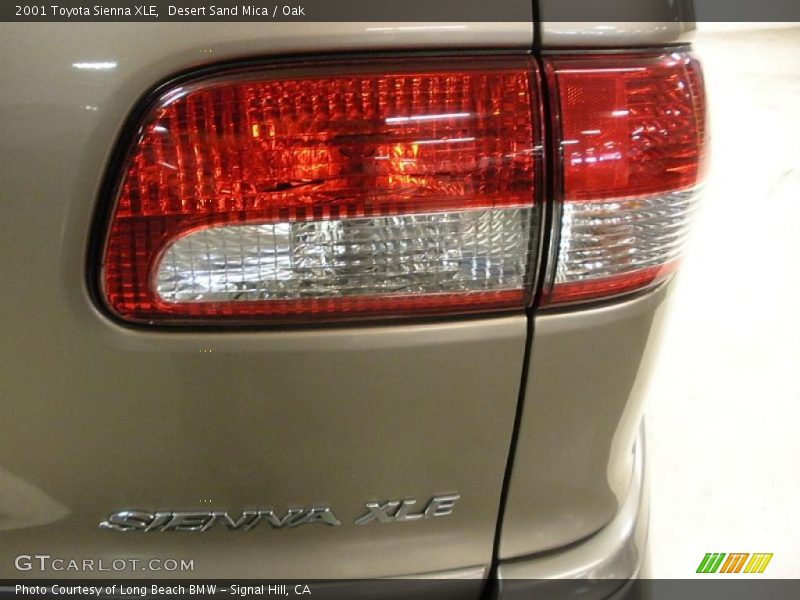 Desert Sand Mica / Oak 2001 Toyota Sienna XLE