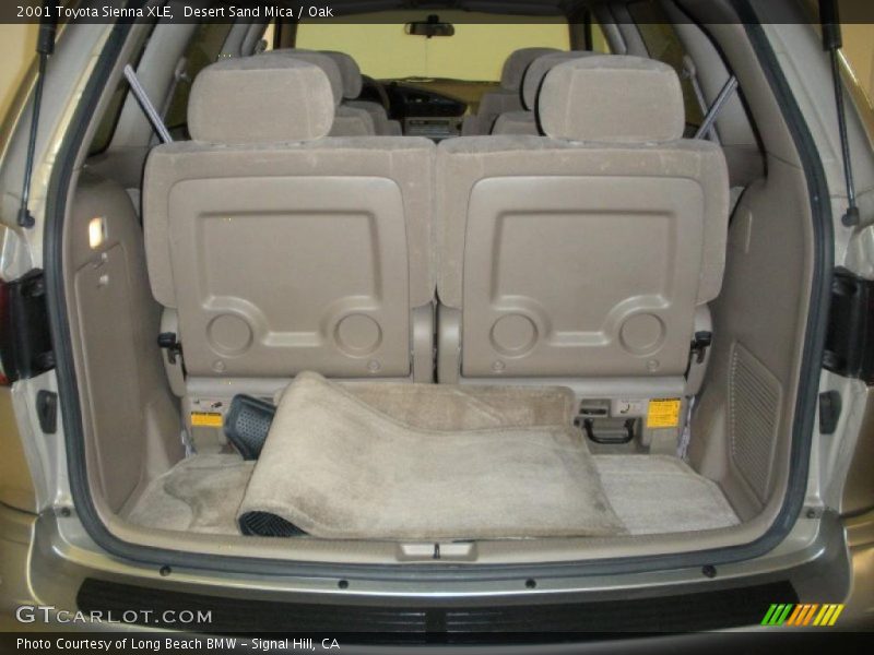 Desert Sand Mica / Oak 2001 Toyota Sienna XLE