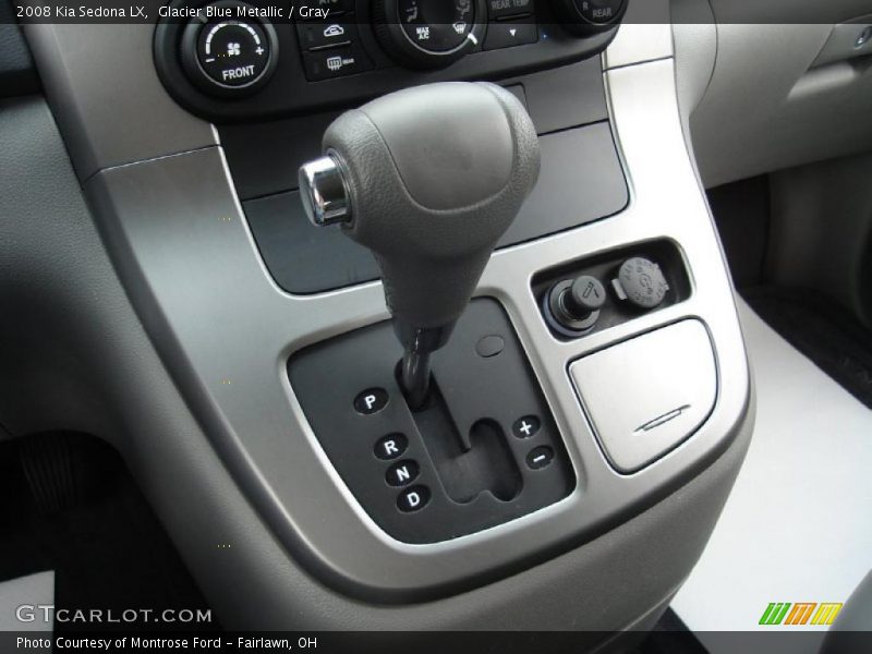 Glacier Blue Metallic / Gray 2008 Kia Sedona LX