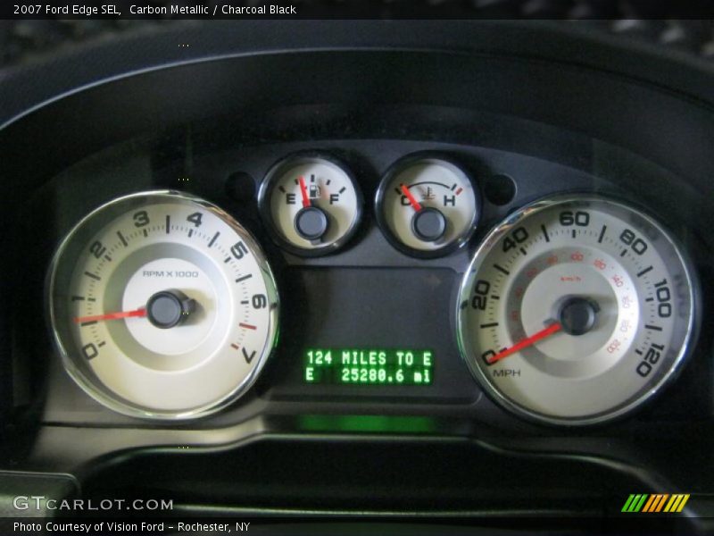 Carbon Metallic / Charcoal Black 2007 Ford Edge SEL