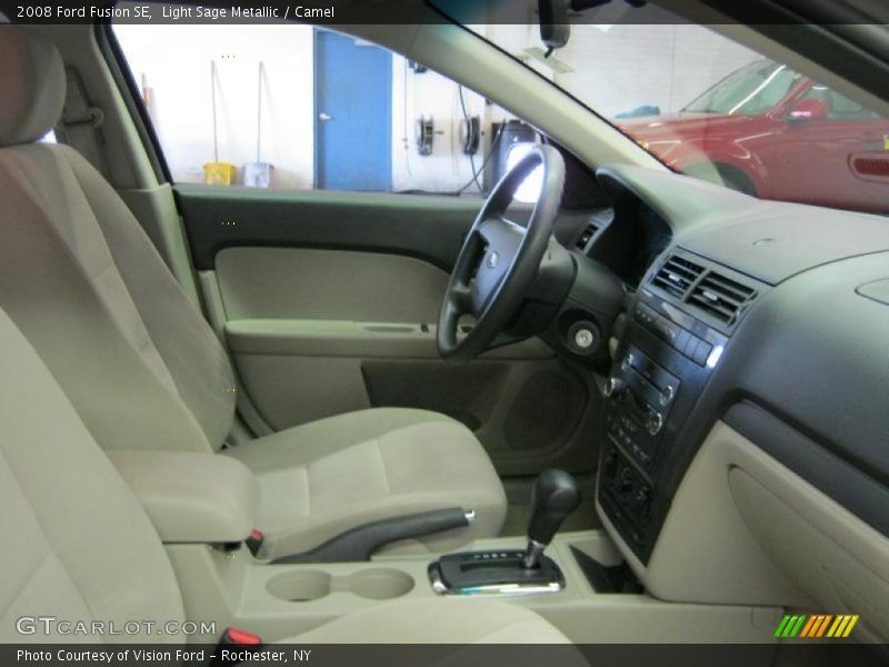Light Sage Metallic / Camel 2008 Ford Fusion SE