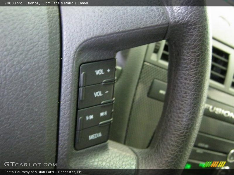 Light Sage Metallic / Camel 2008 Ford Fusion SE