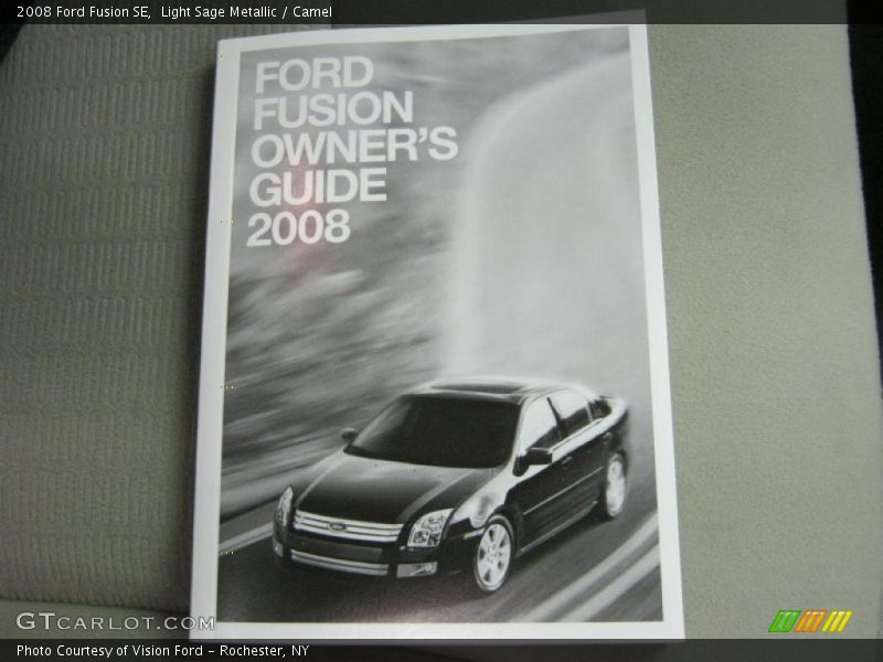 Light Sage Metallic / Camel 2008 Ford Fusion SE
