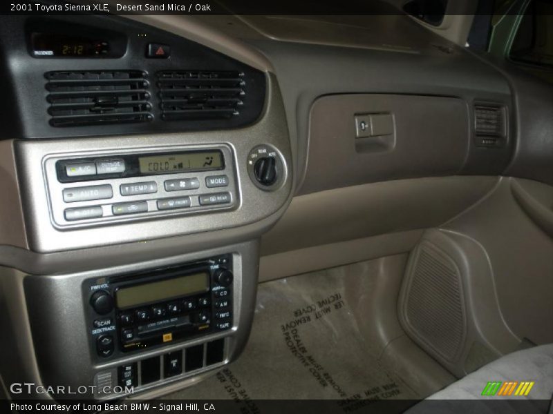 Desert Sand Mica / Oak 2001 Toyota Sienna XLE