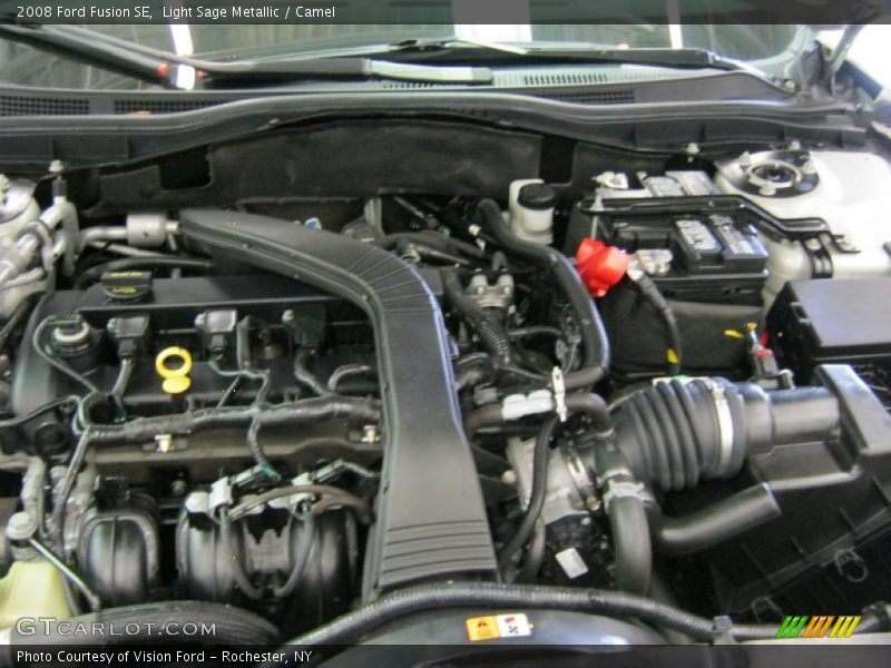 Light Sage Metallic / Camel 2008 Ford Fusion SE