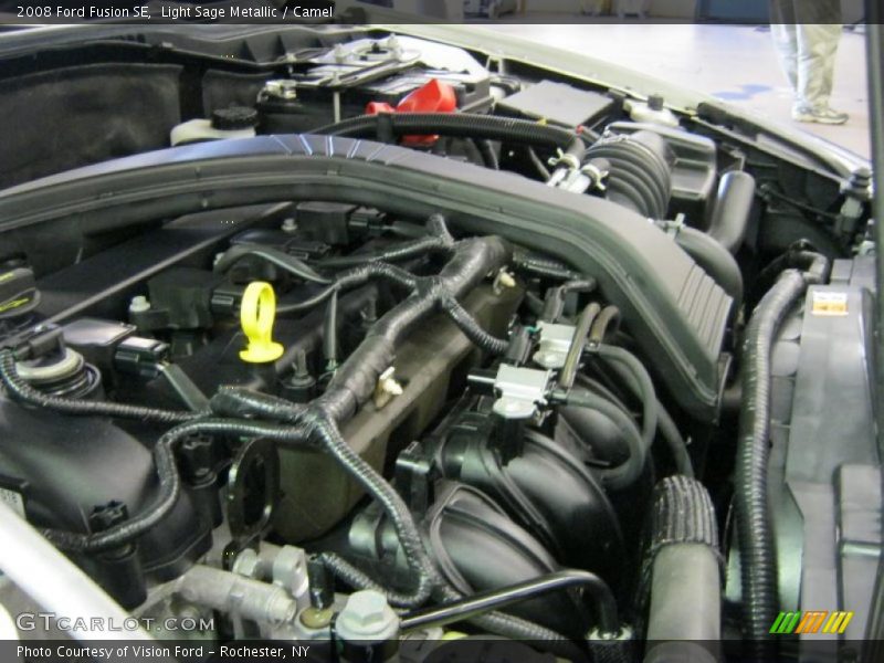 Light Sage Metallic / Camel 2008 Ford Fusion SE