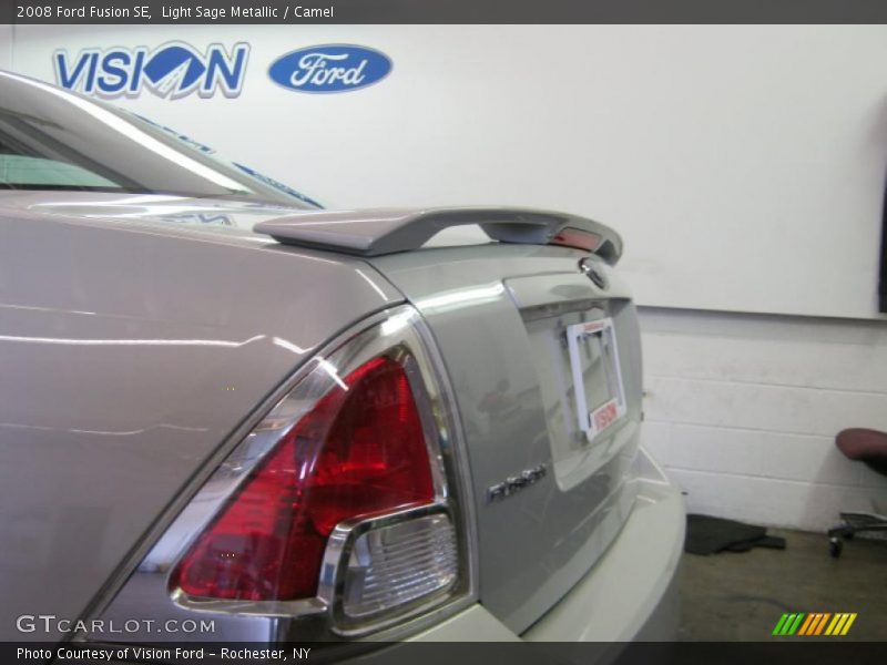 Light Sage Metallic / Camel 2008 Ford Fusion SE