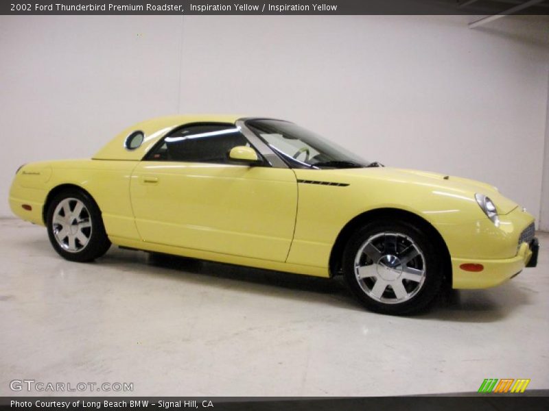 Inspiration Yellow / Inspiration Yellow 2002 Ford Thunderbird Premium Roadster