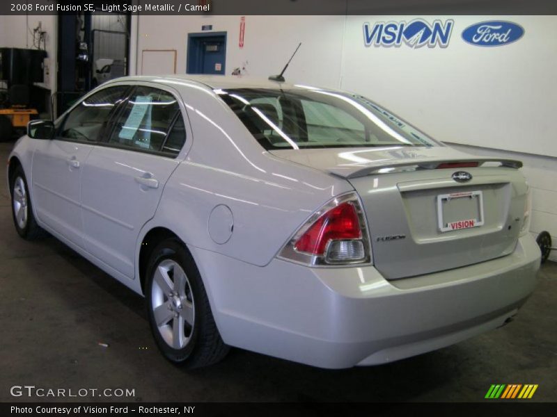 Light Sage Metallic / Camel 2008 Ford Fusion SE