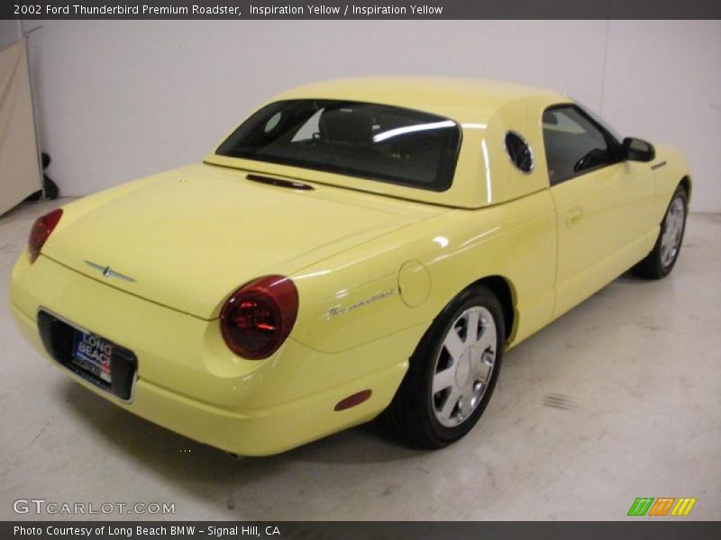 Inspiration Yellow / Inspiration Yellow 2002 Ford Thunderbird Premium Roadster