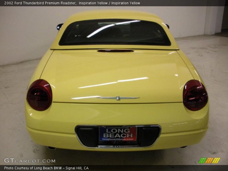 Inspiration Yellow / Inspiration Yellow 2002 Ford Thunderbird Premium Roadster