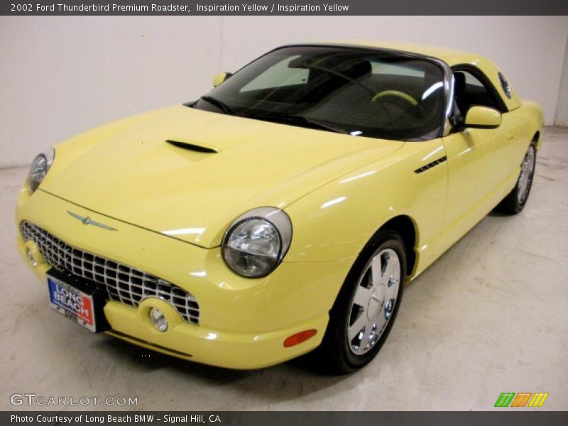 Inspiration Yellow / Inspiration Yellow 2002 Ford Thunderbird Premium Roadster