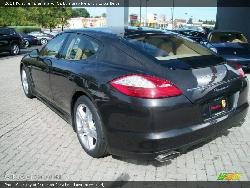 Carbon Grey Metallic / Luxor Beige 2011 Porsche Panamera 4