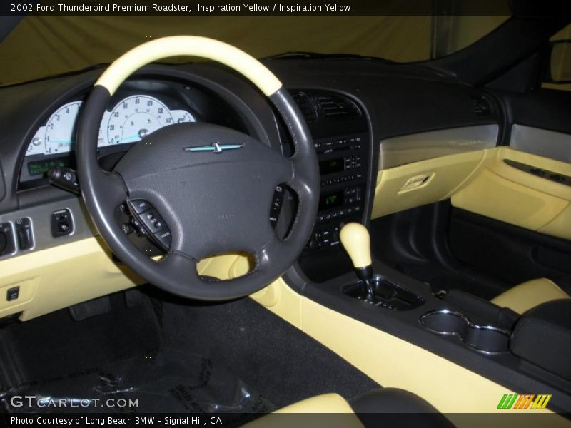 Inspiration Yellow / Inspiration Yellow 2002 Ford Thunderbird Premium Roadster