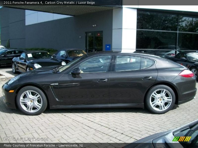 Carbon Grey Metallic / Luxor Beige 2011 Porsche Panamera 4