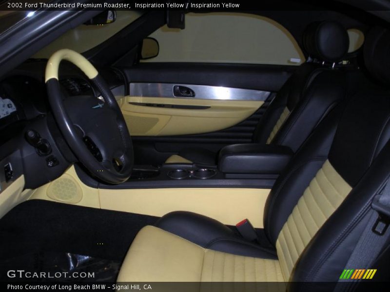 Inspiration Yellow / Inspiration Yellow 2002 Ford Thunderbird Premium Roadster