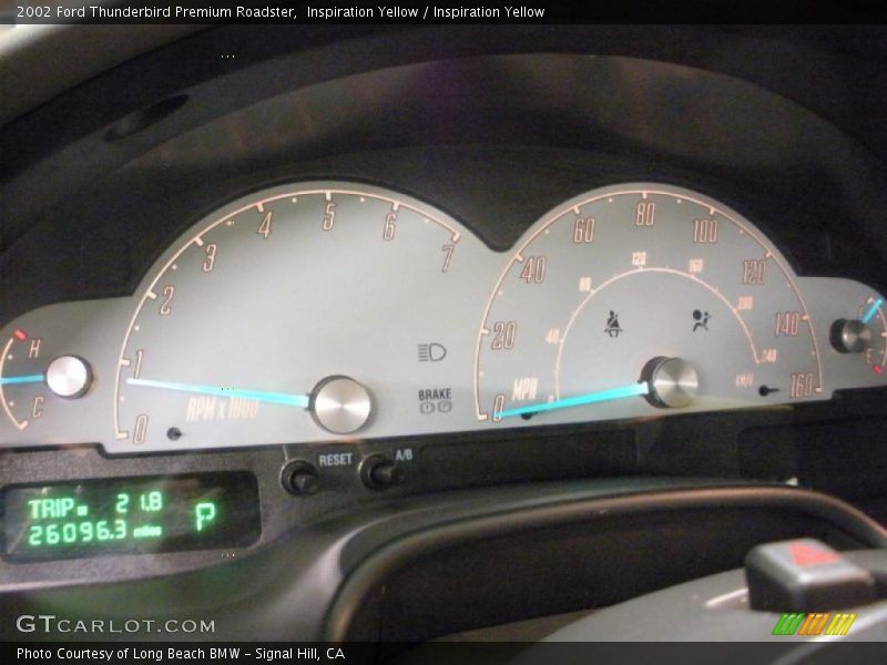 Inspiration Yellow / Inspiration Yellow 2002 Ford Thunderbird Premium Roadster