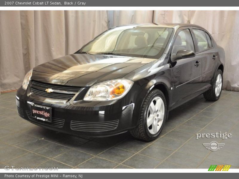 Black / Gray 2007 Chevrolet Cobalt LT Sedan