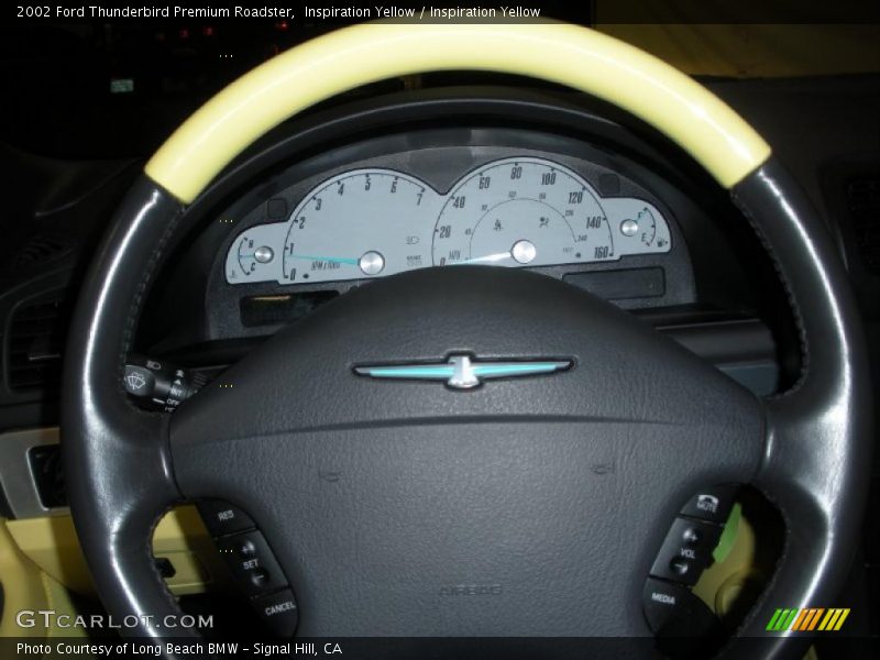 Inspiration Yellow / Inspiration Yellow 2002 Ford Thunderbird Premium Roadster