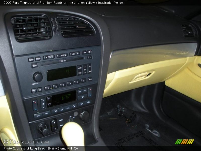 Inspiration Yellow / Inspiration Yellow 2002 Ford Thunderbird Premium Roadster