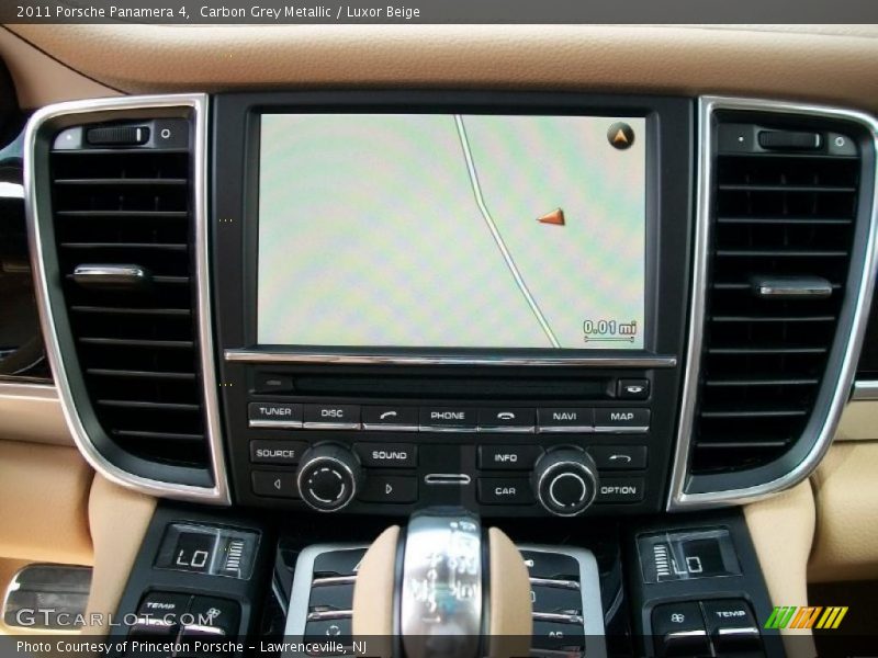 Carbon Grey Metallic / Luxor Beige 2011 Porsche Panamera 4