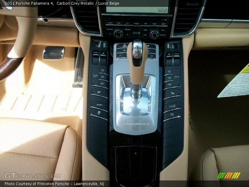 Carbon Grey Metallic / Luxor Beige 2011 Porsche Panamera 4