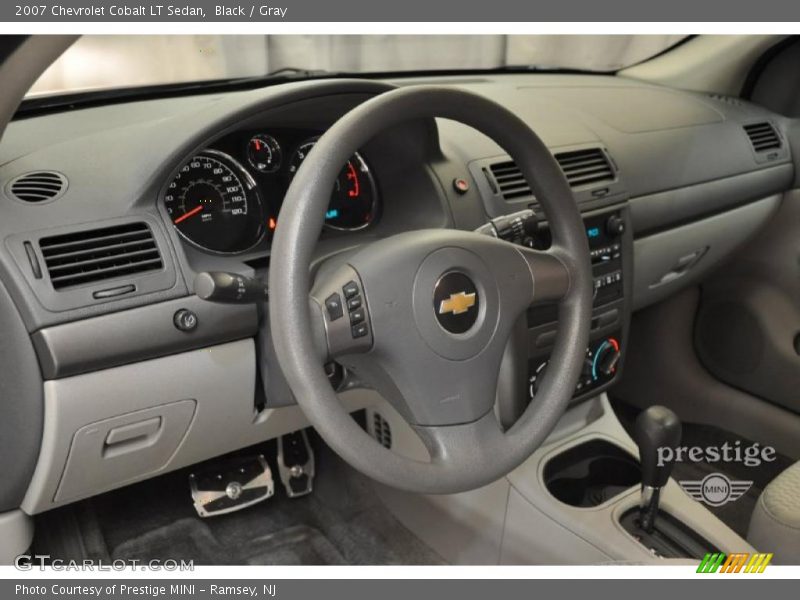 Black / Gray 2007 Chevrolet Cobalt LT Sedan