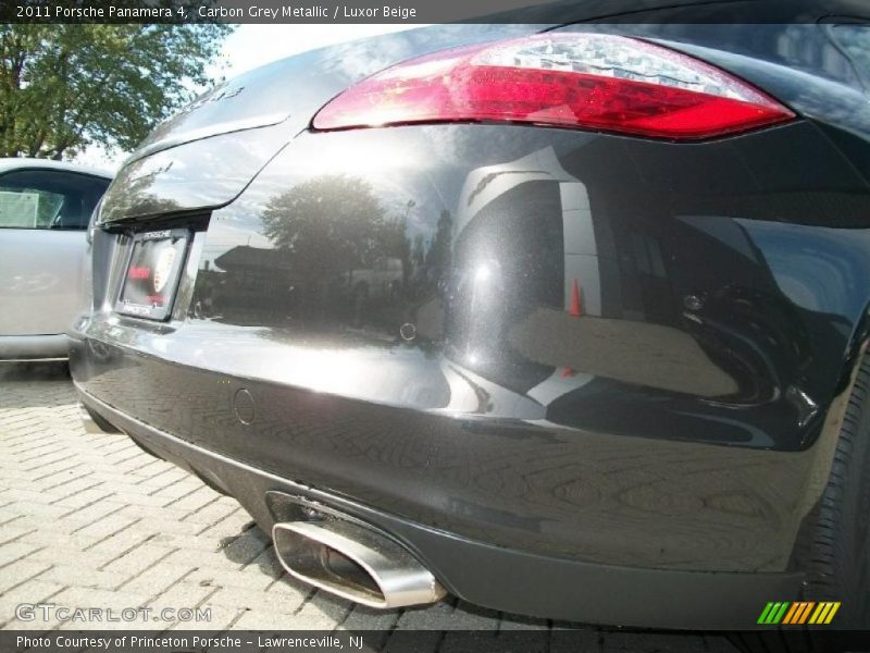 Carbon Grey Metallic / Luxor Beige 2011 Porsche Panamera 4